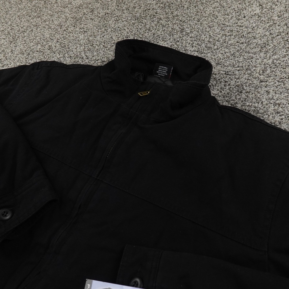 NEW Rothco Jacket Mens M Black Insulated Concealed Carry Military Full Zip‎ Coat